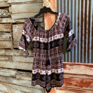 No comment multi colored romper